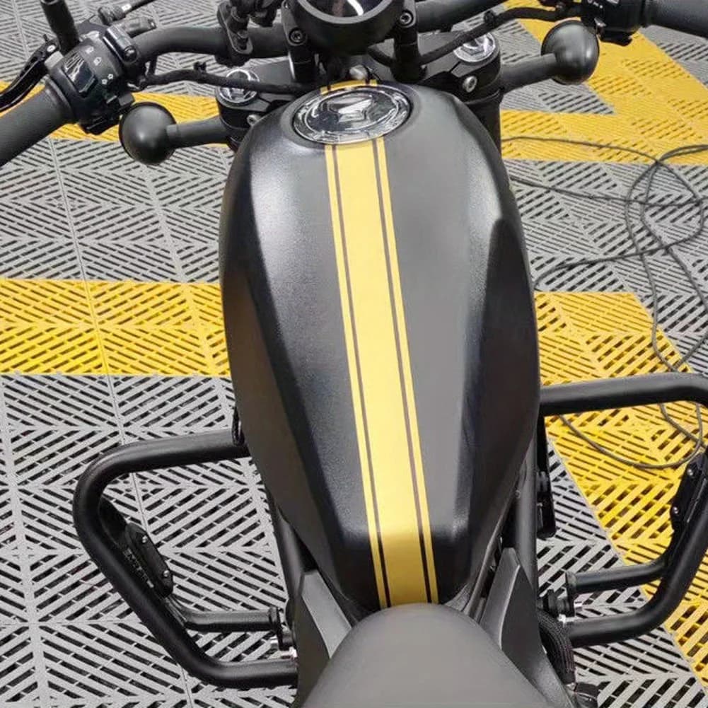 50 cm/20 pollici Decalcomanie per serbatoio moto Adesivi decorativi Adesivo per serbatoio carburante fai da te Accessori impermeabili