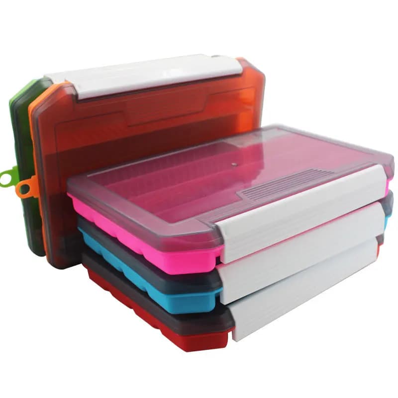 Six Color Monostrate Esche Box, Large Four Grid Esche Box, Multifunctional Fishing Tool Box