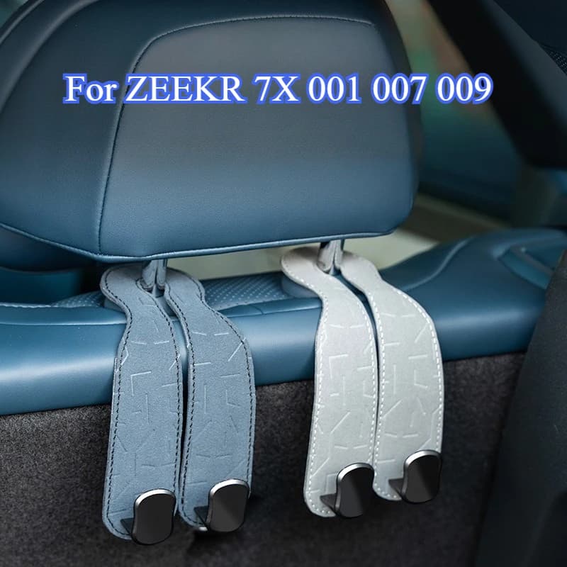 For ZEEKR 7X 001 007 009 Bagrail of a car Hook Seats Rear Storage Hook Organizer Accessories Car Bag Bags Clothes Coats Holder
