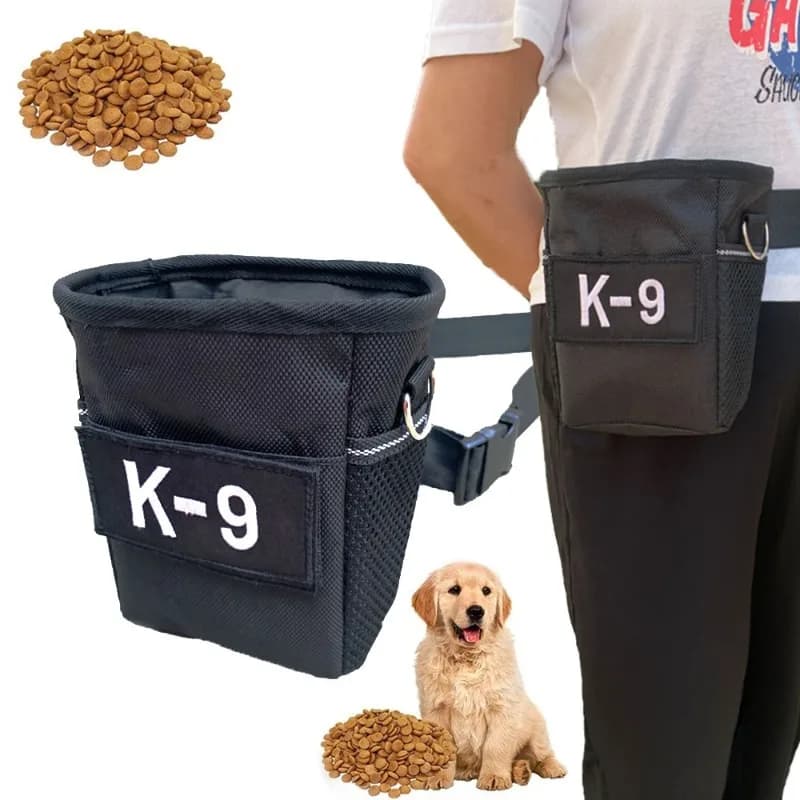Dog training K9 food bag snack bag dog outdoor multifunctional dog training fanny pack pet feeding bag