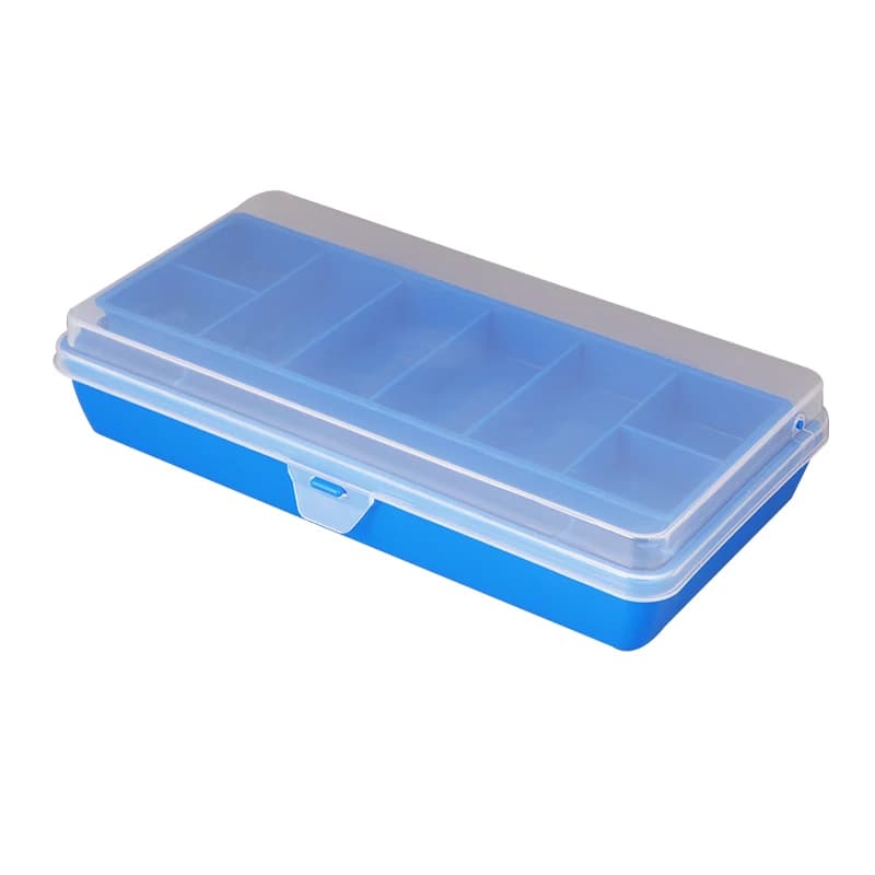 Portable Fishing Tackle Box 11 Compartments Double-deck Storage Case Carp fishing accessories Lure Hook Soft Bait tool box