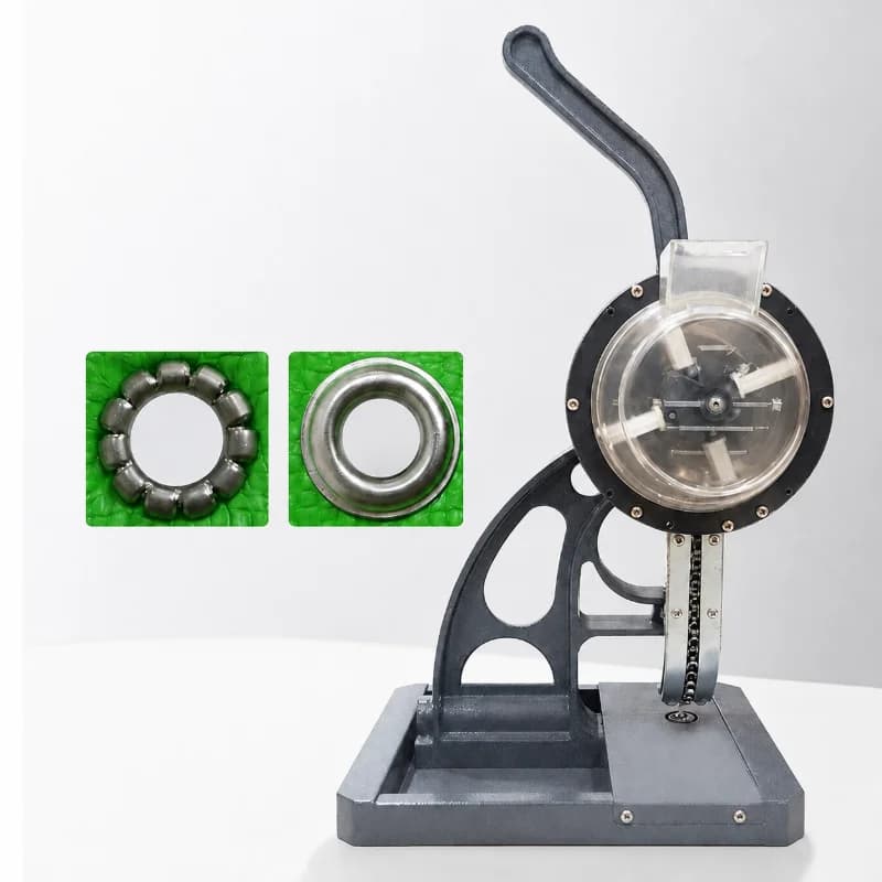 Semi-Automatic Eyelet Machine Various Sizes 5.5mm 6mm 8mm 10mm 12mm Grommet Punching Machine for Banner Tent PVC Bags