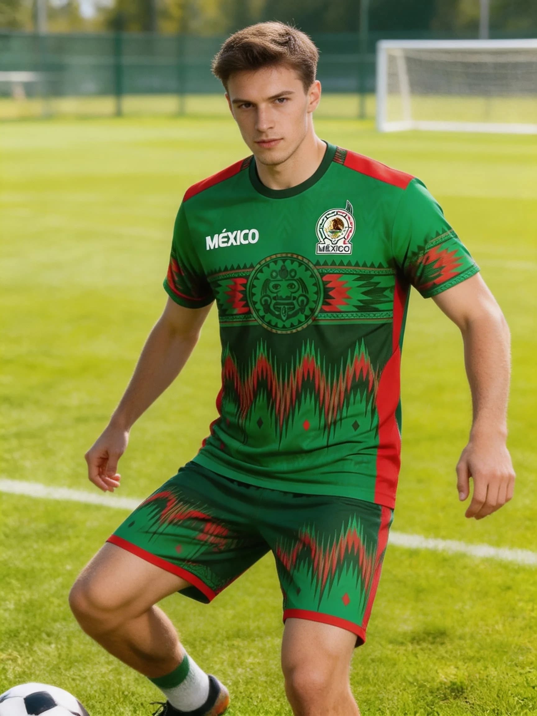 Fashion Mexico Flag Graphic 3D Summer Women Suit Short Sleeve Shorts Jersey Set Quick Dry Men's T Shirt Tracksuit 2 Piece Set