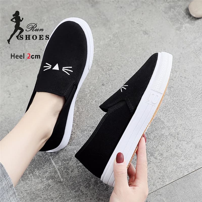 Autunno Nuove Donne Scarpe di Tela Routine Quotidiana Calzature Piatte Studente Taglio Basso Morbido Suola Antiscivolo Casual Vulcanizzata Zapatillas Mujer