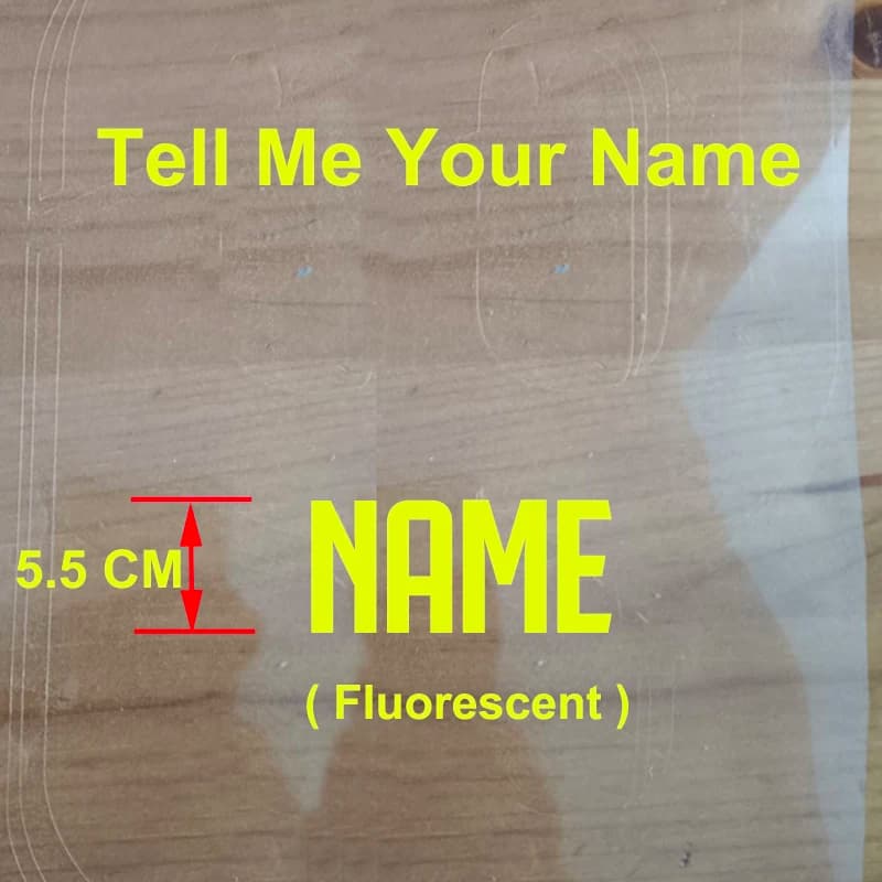 5.5CM Maglia sportiva Lettera Adesivi Maglie da calcio personalizzate Nome Volley Abbigliamento da calcio Nome Toppe Trasferimento termico Bianco