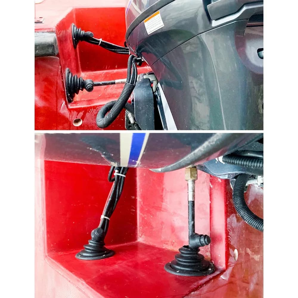 2.76in Motorwell Rigging Cable Boot PVC Black Boat Motor Well Cover Hole Cover Marine Grommets Engineering Sailing