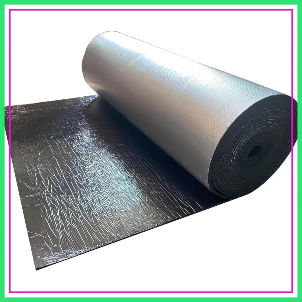 394 Mil 108 Sqft Car Sound Deadening & Heat Insulation Mat for Auto Hood Engine Roof Door Trunk