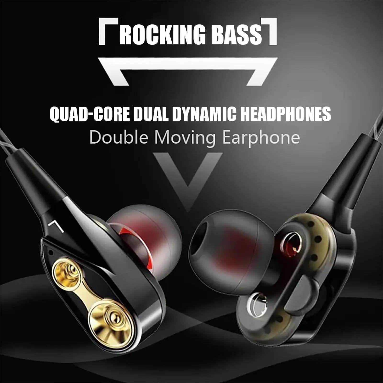 Cuffie In-Ear con Microfono, Auricolari Resistenti al Sudore, Bassi Profondi, Suono Chiaro, Isolamento Acustico, Jack da 3,5mm per Laptop, Computer e Telefono