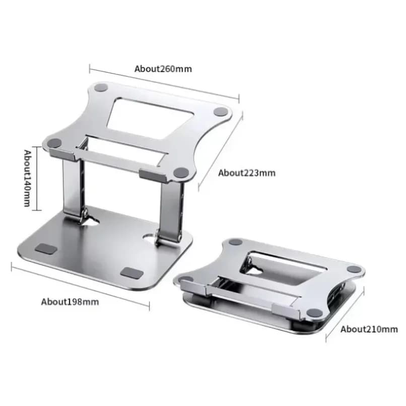 Tablet Stand Aluminum Tablet Holder for Desk with Adjustable 360° Swivel Bracket for iPad Pro Air Mini Galaxy Tab for 4.7''-13"