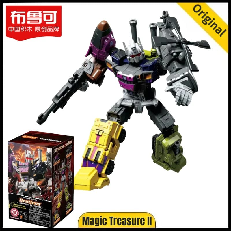 【In Stock】Blokees TF Bruticus Vol 4-6 Assembiy Action Figure