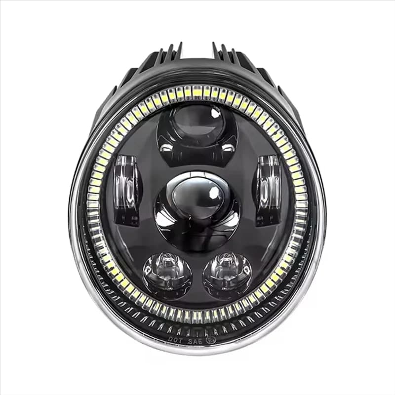 Per 02-16 V Rod Vrsc Vrsca Vrod Vrscdx Compatibile LED Faro Lampada di ricambio Lampada frontale