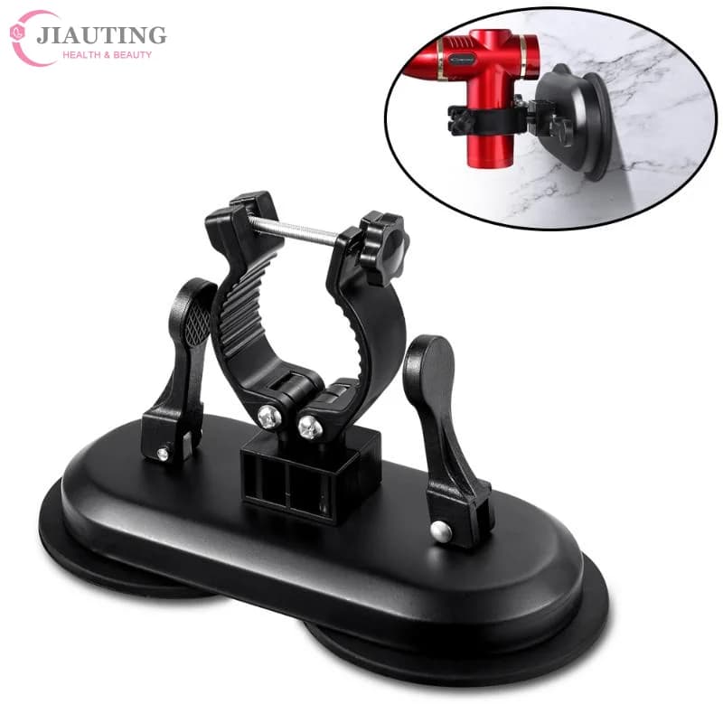 Support for Massage Gun with Suction cup, Fixing for Changing Massage, Free Hands, No Necessary Installation