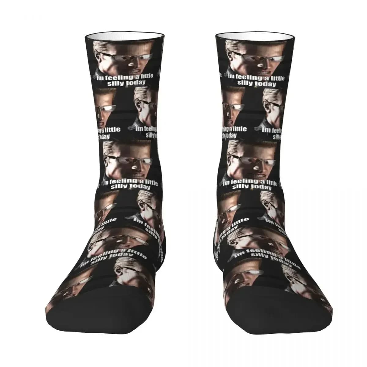 Calzini Silly Albert Wesker Harajuku Calze super morbide Calzini lunghi per tutte le stagioni Accessori per regalo di compleanno unisex