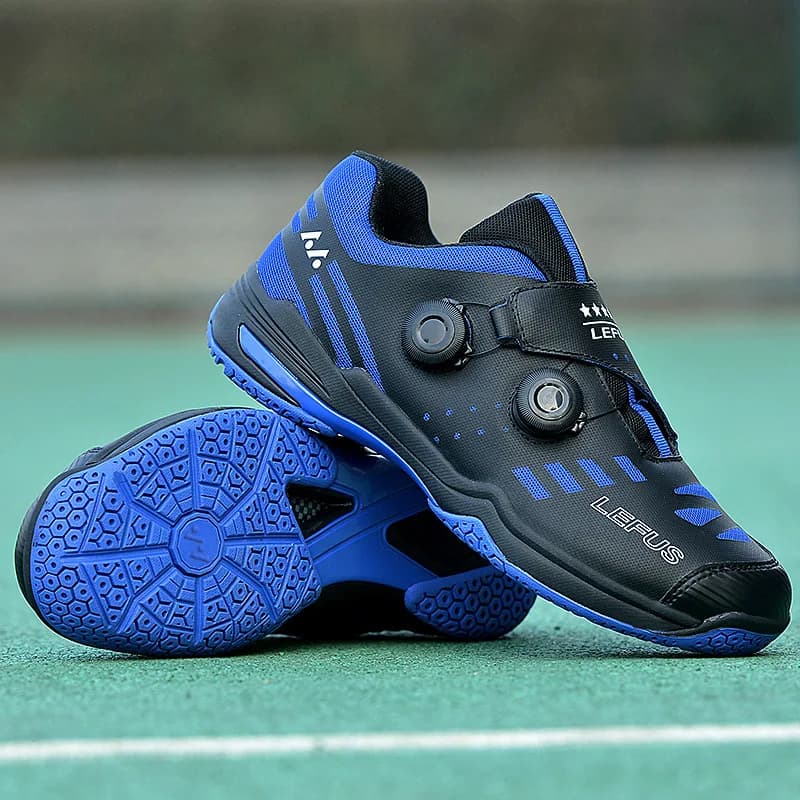 LEFUS 2025 Professional tennis shoes with quick lace design Badminton sneakers lightweight non-slip volleyball shoes