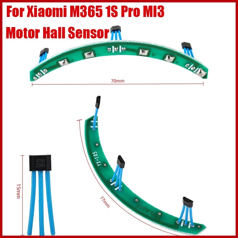 Sensore Hall motore ruota anteriore universale per Xiaomi M365 1S Pro MI3 modulo motore scooter elettrico scheda PCB parte riparabile