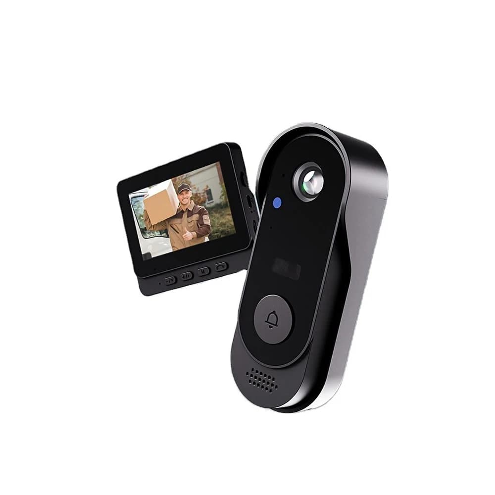 Videocitofono X8 impermeabile con schermo interno per monitoraggio domestico, visione notturna ad alta definizione e registrazione