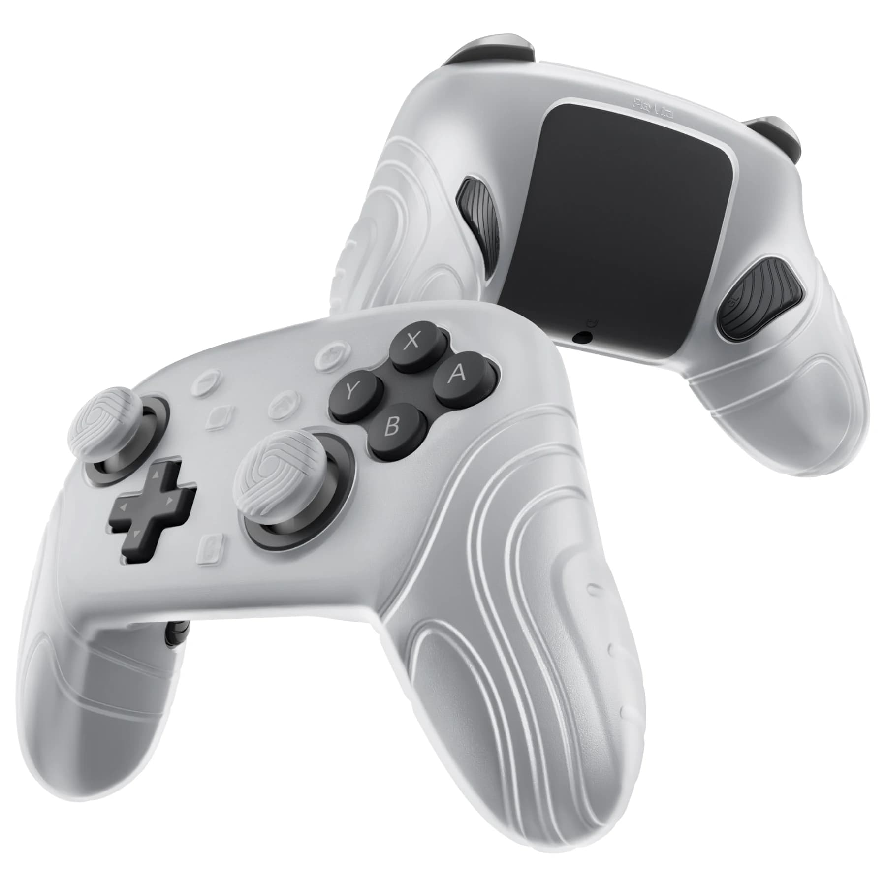 Cover in silicone PlayVital per controller Nintendo Switch 2 Pro, custodia protettiva antiurto con cappucci per pulsanti posteriori e impugnature per pollice
