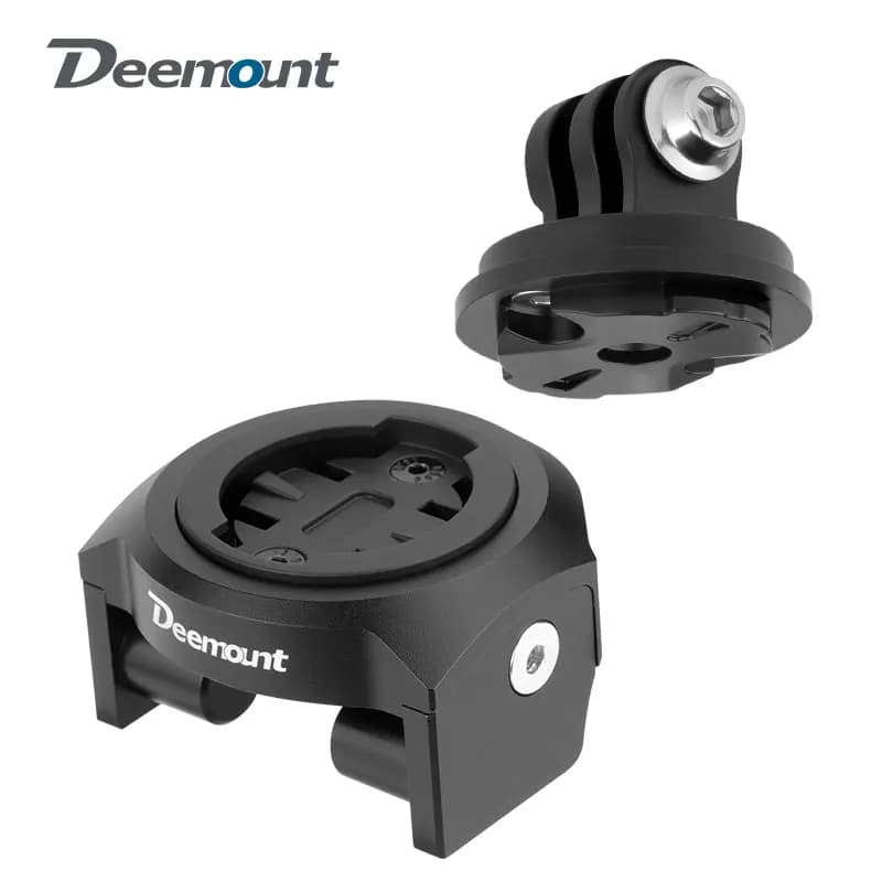 Deemount Folding Bike Speedometer Bracket For Garmin Wahoo Durable for Headset Cap W/3-Fork Connector Optional For Action Camera