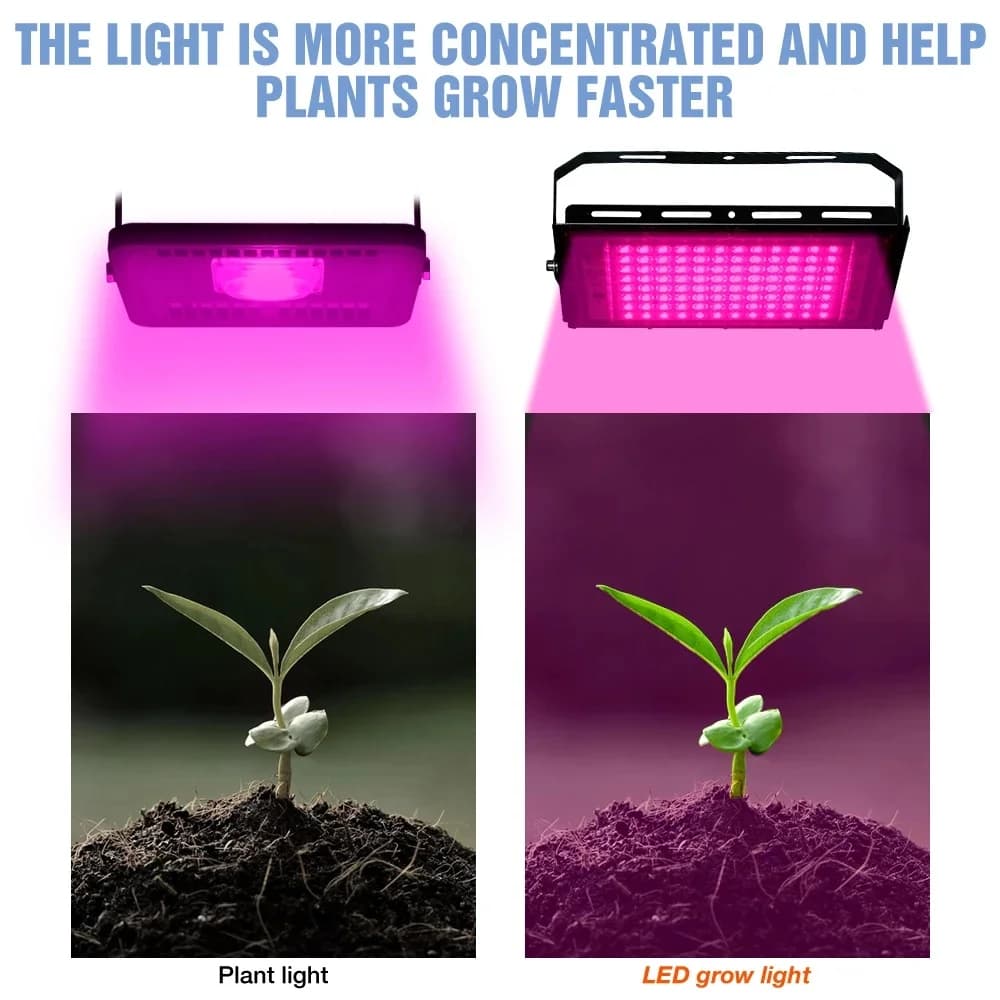 1 pcs LED Plant Cultiva Light 144 led Complete Spectro Phytolamp for Plants Light Hydroponic Lamp Serra Seme di Fiori Coltiva La Tenda