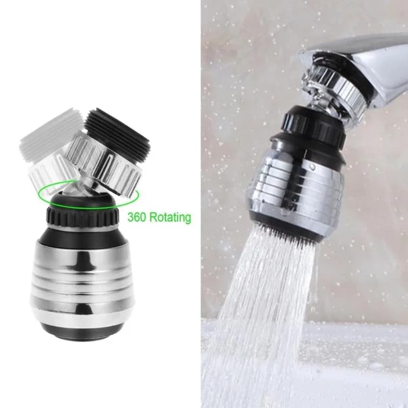 1 piece 360 ° Step wheel Kitchen Faucet Aerator Shower Faucet Ugello Diffuser Spray Water saving Head Filter Faucet Connector Gorgogliatore
