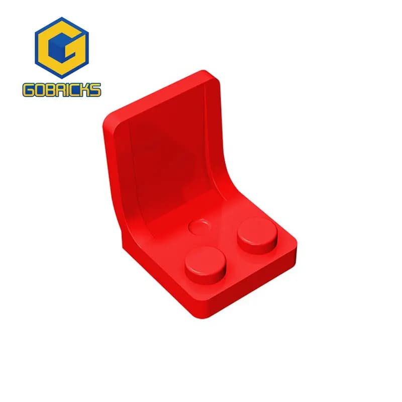 Gobricks 10PCS Rainbow Pig MOC Parts 4079 Seat / Chair 2x2 mattoni compatibili Assmble Building Blocks particelle Puzzle giocattolo regalo