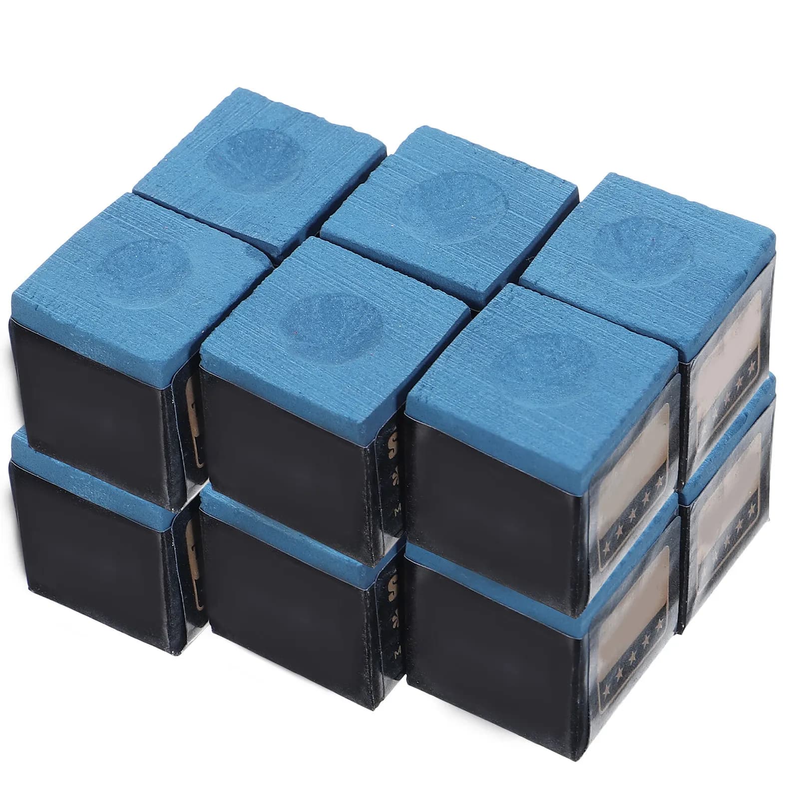 24Pcs Pool Cue Chalk Cubes Professional Grade Billiard Chalk for Better Control Accuracy Skid Resistance Pool Table Cue