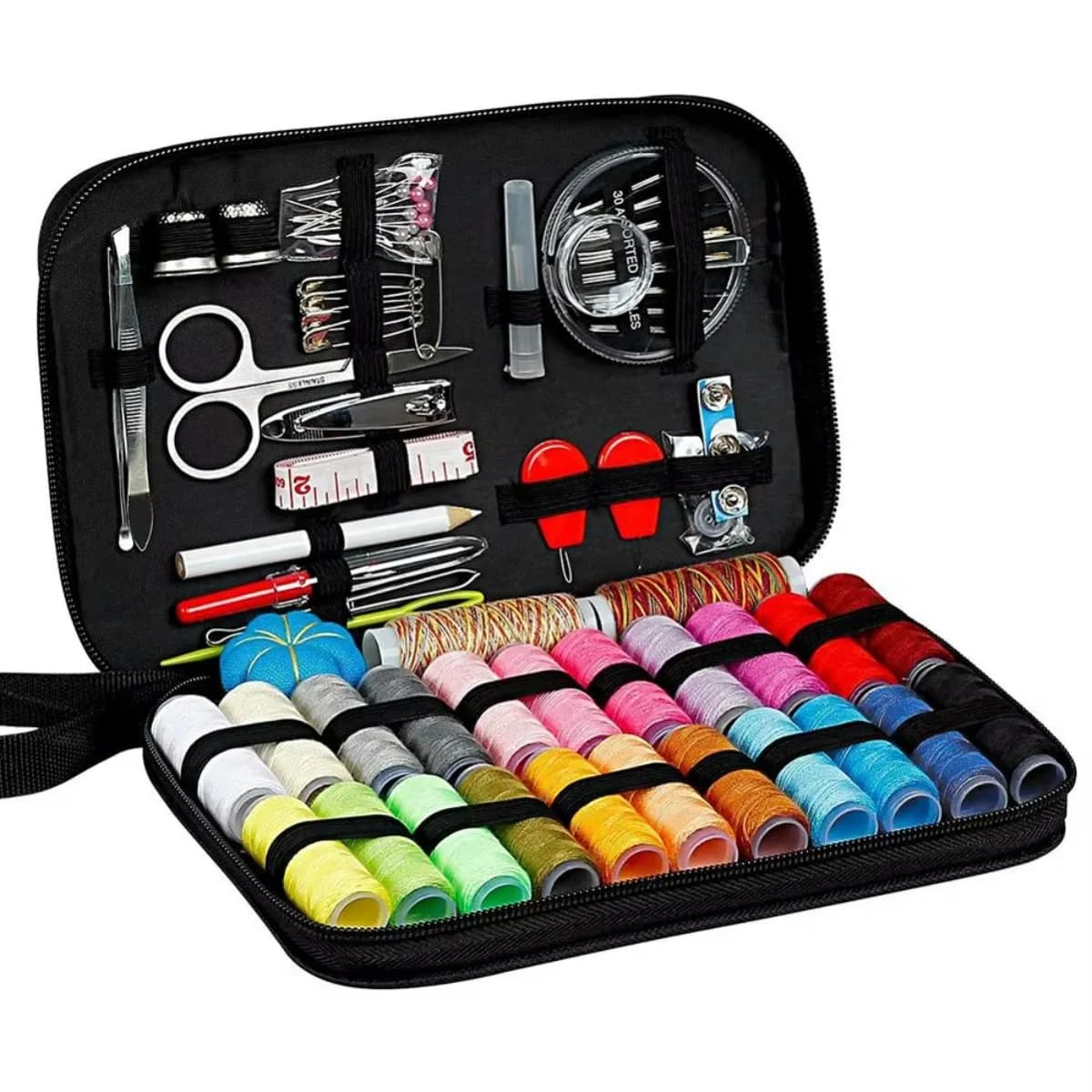 Kit da Cucito, Set Multifunzionale per Cucito a Mano, Quilting e Ricamo - Kit Completo di Accessori per Cucito e Filo