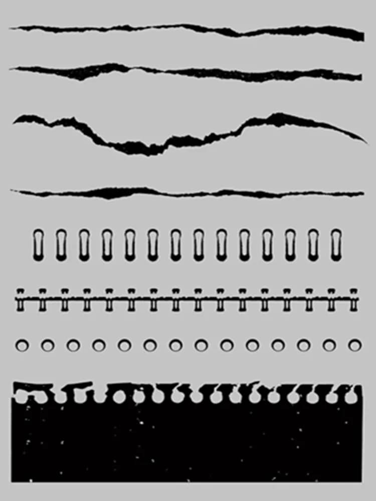 2024 new Staple line stamp timbro trasparente per Scrapbooking gomma siliconica trasparente decorazione Album fotografico fai da te