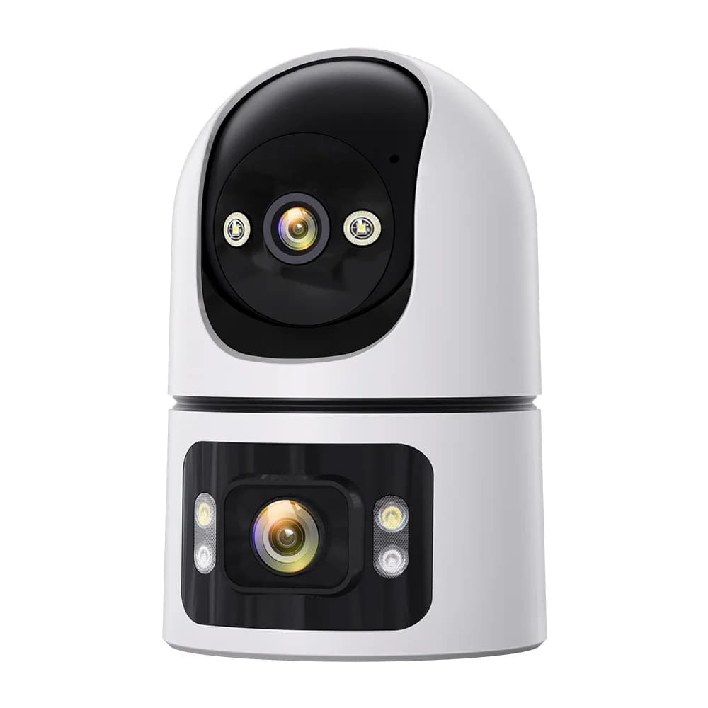 Telecamera dome IP PTZ wireless a doppio obiettivo da 6 MP O-Kam APP Rilevazione umanoide AI a colori Sicurezza domestica CCTV Baby Monitor