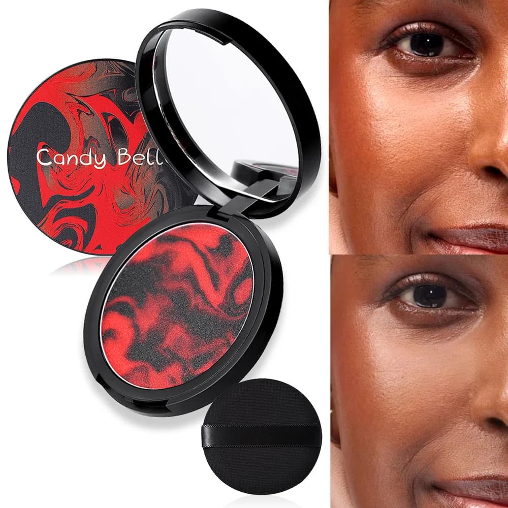 1pc CandyBella Lava Oil Control Long-Term Waterproof Gelatina Transparent Opaco Compact Viso Makeup Tools