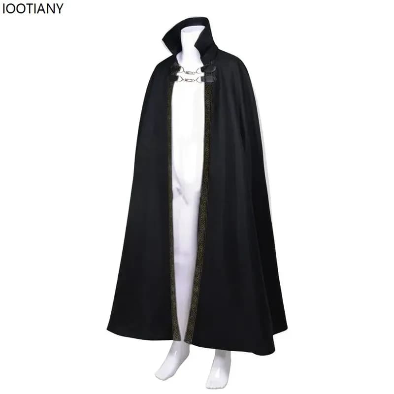 CosplayVampiro Costume Adulto Chliderna Diavolo Strega Mantello Cosplay Medeival Gotico Steampunk Mantello della Morte Catene di Metallo; 3'c,5.y;8'v,