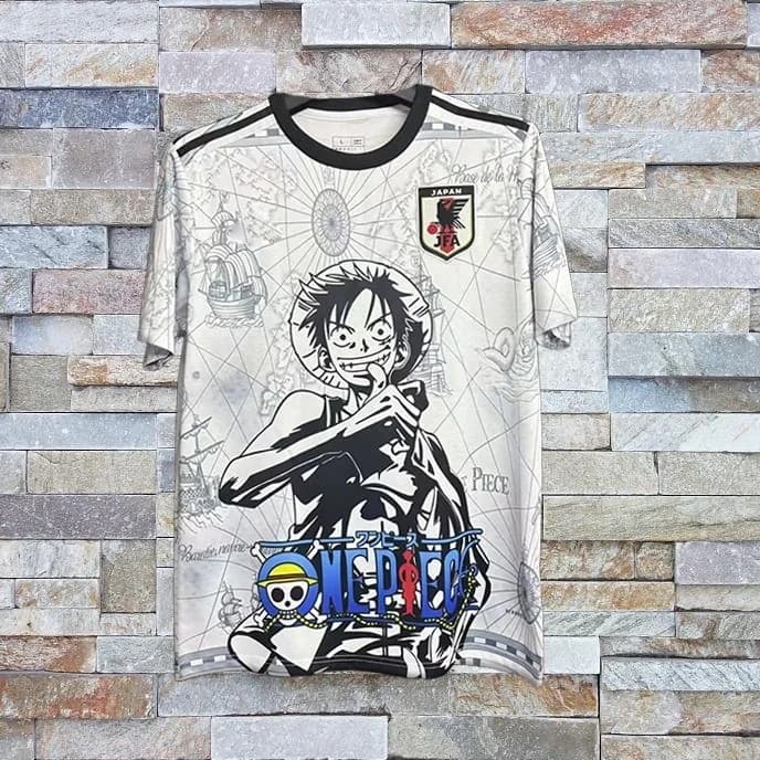 Summer T-shirt in casual style with Japanese anime elements, special edition, for football, fast drying, breathable, comfortable, for parents and children