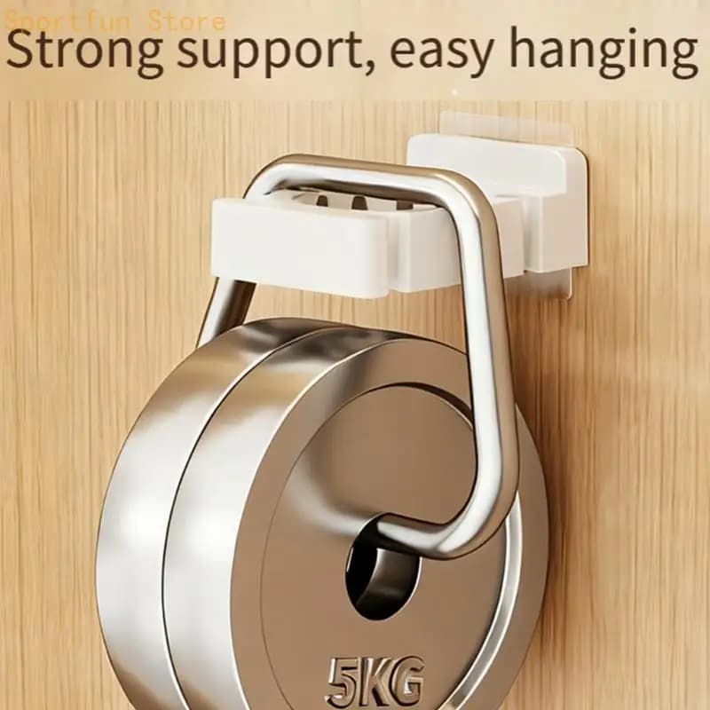 Universal Tennis Racket Holder Wall Mounted Racket Rack Plastic Wall Hook Badminton Racket Holder Easy to Install X7JD