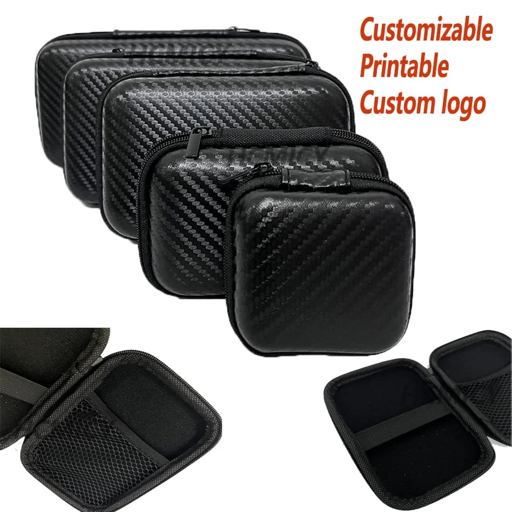 Caricatore portatile per telefono EVA Custodia protettiva per borsa con cerniera per disco U Custodia per cavo dati per disco rigido Kit di strumenti per manutenzione auto tascabile
