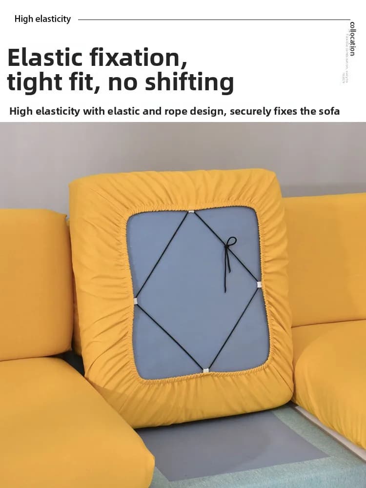 Copridivano Universale Avvolgente Moderno Semplice in Tessuto Copri Cuscino Completo Protezione per Divano Decorazione Casa