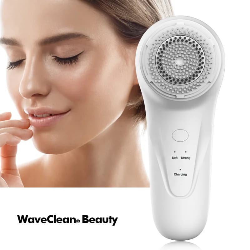 Spazzola per la pulizia del viso sonica ricaricabile Dispositivo per la rimozione dei punti neri Esfoliante Strumento per la rimozione del trucco impermeabile Viso