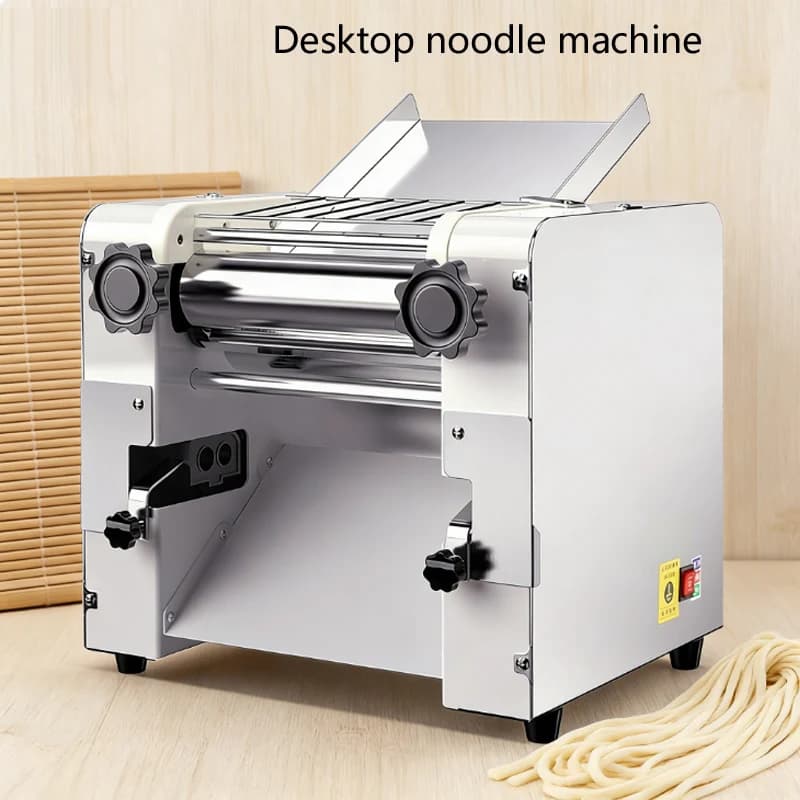 Macchina Elettrica per Impastare in Acciaio Inox, Impastatrice da Tavolo Commerciale per Pasta, Ravioli e Noodle