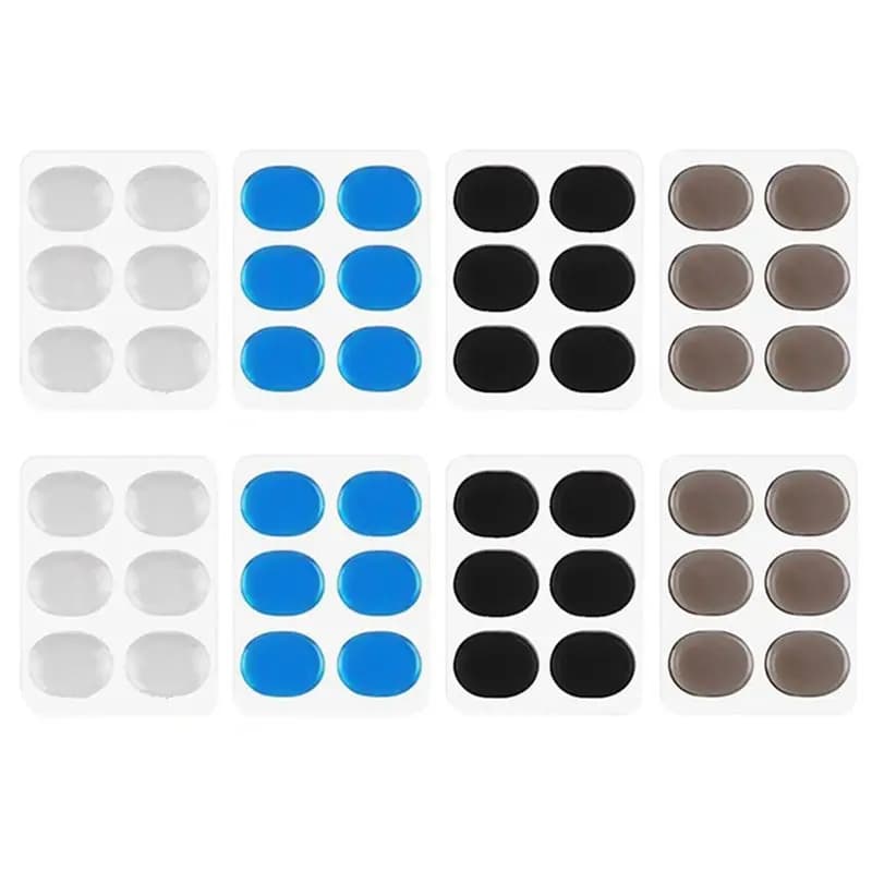 AS98-48 pezzi Cuscinetti smorzatori per batteria in silicone, cuscinetti muti per rullante per batteria Cuscinetti in gel per smorzatore per batteria morbido per il controllo del tono delle batteria