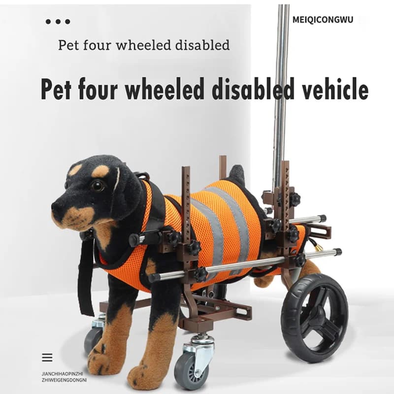 Aiuti per l'addestramento del cane gambe per cani a quattro ruote passeggino per disabili Pet tutto imbracature forniture per cuccioli accessorio per il comportamento di allenamento