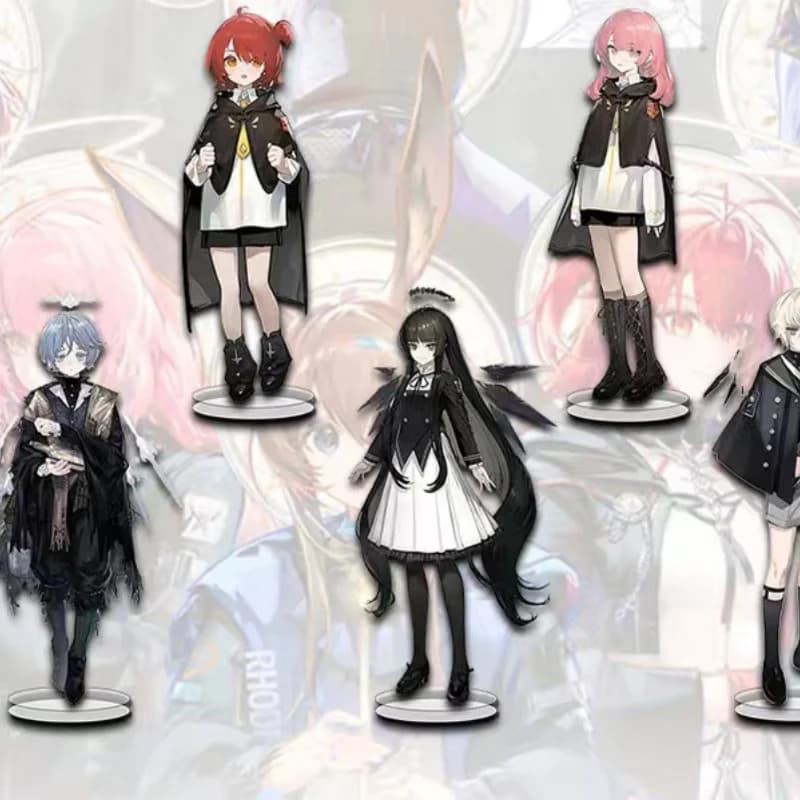 Gioco Arknights Supporto in acrilico 10 cm Segno Decorazione da scrivania Collezione di fan Giocattolo Regalo per regali di fan di amici