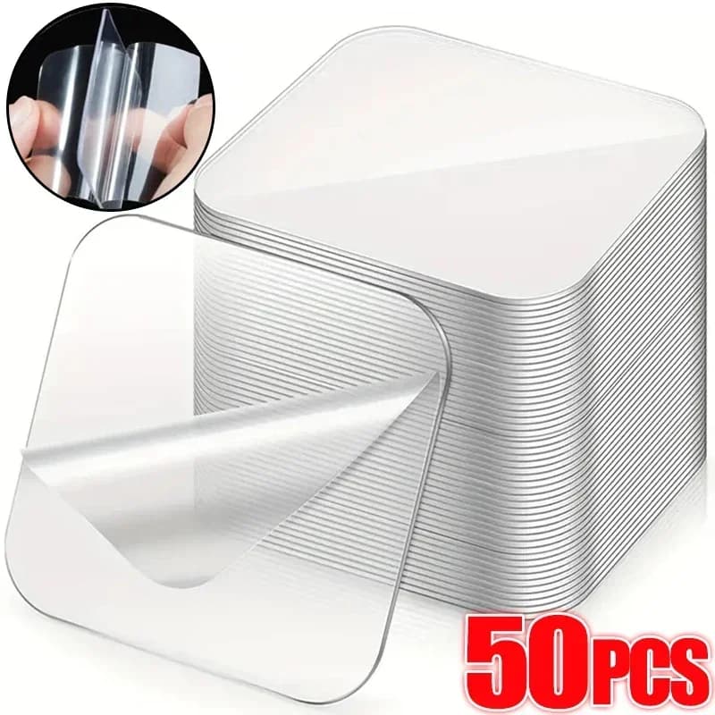 Reusable Reusable Ultra Resistant Biadsive Adhesive Wall Stickers Nano Transparent Wall Stickers for Water Resistant Home Products