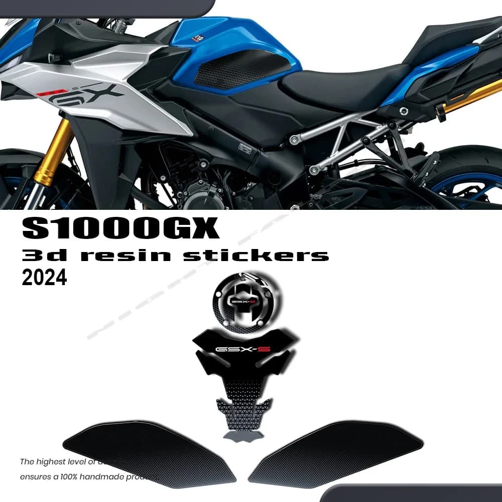 Accessori moto Kit completo di protezione adesivo in resina epossidica 3D per GSX-S 1000 GX S1000GX 2024