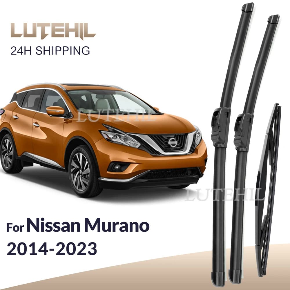 Per Nissan Murano Z52 MK3 2014-2023 2015 2016 Tergicristallo Anteriore e Posteriore Spazzole Tergicristallo Parabrezza Finestra Spazzole 26 "+ 18" + 12 "