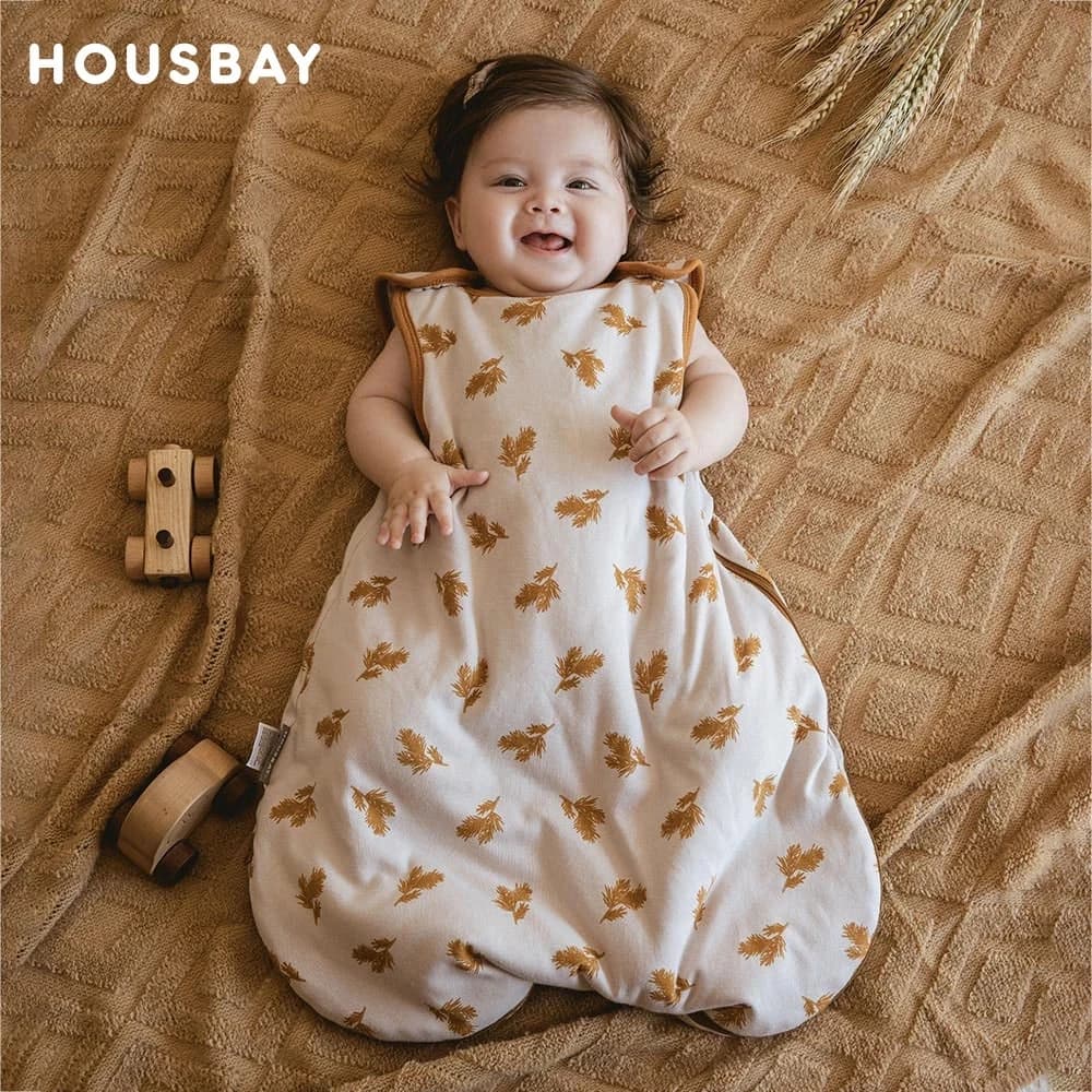 Baby sleeping bag 0-24 months sleeveless sleeping bag 2.5Tog autumn winter slim cotton sleeping bag Bebe Sleepwear blanket