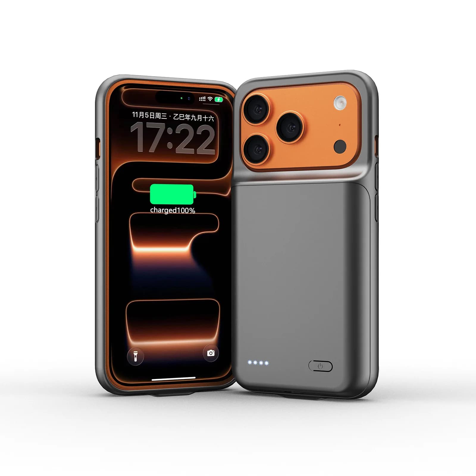 Custodia caricabatteria per iPhone 17 Air 16 15 14 Plus 13 12 Pro Max Mini Power Bank per iPhone 11 custodia batteria bateria portatile