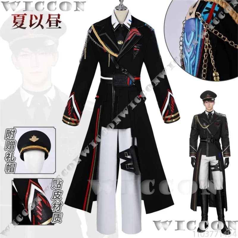 Caleb Farspace Colonel Mahiru Game Love And Deepspace Cosplay Costume Official Commandant Uniform Hat Man Halloween Ck;3,c'5.b;8'
