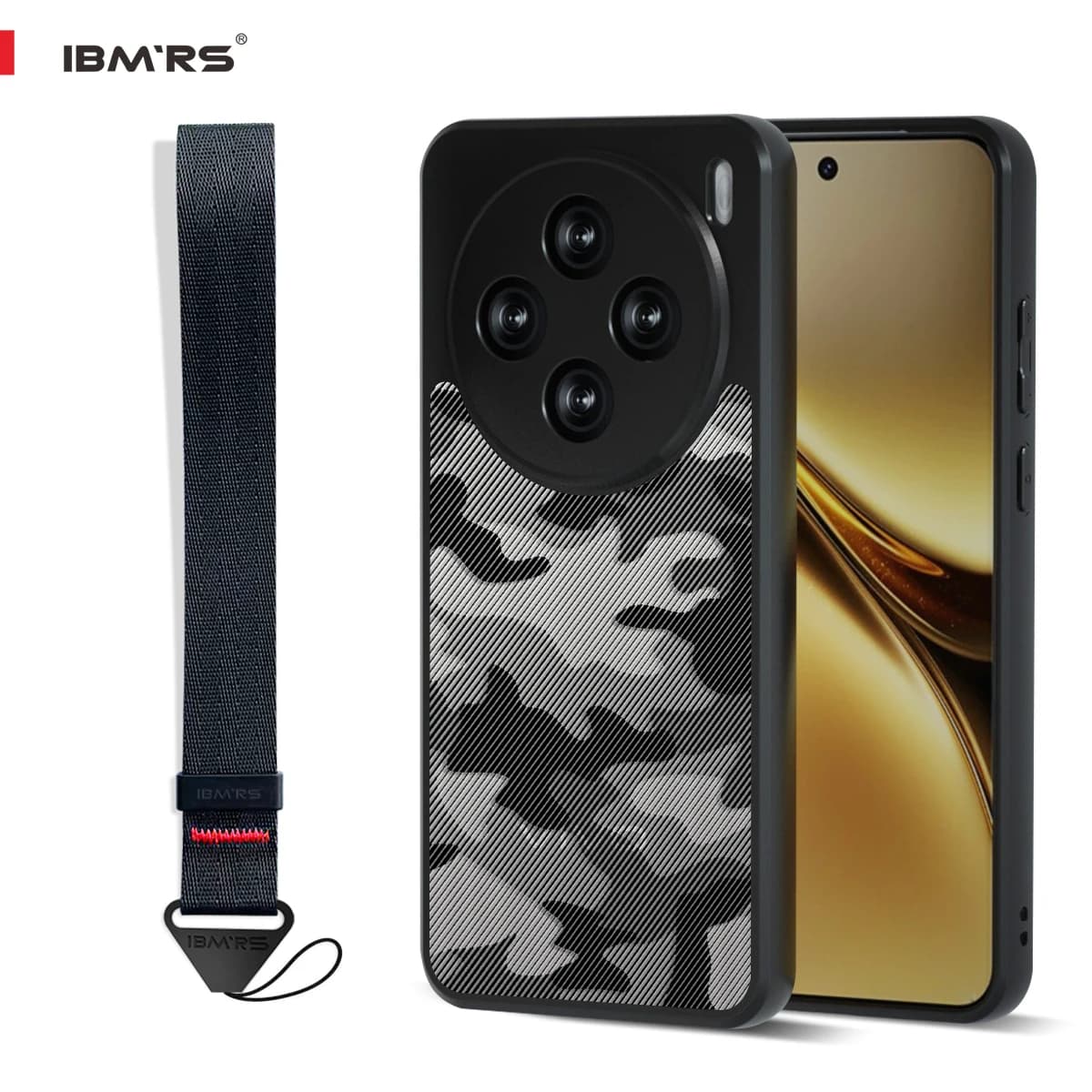 for Vivo X200/X200S/X200 Pro/X200 Pro mini/X200 Ultra Case with wrist strap, military anti-improve shockproof cover