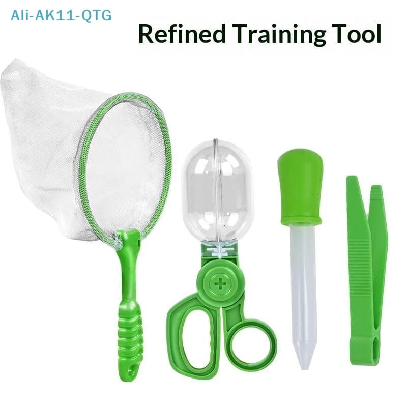 NEW 3/4Pcs Butterfly Trap Clip Tweezers Net Fishing Toy Children's Outdoor Natural Exploration Scissors