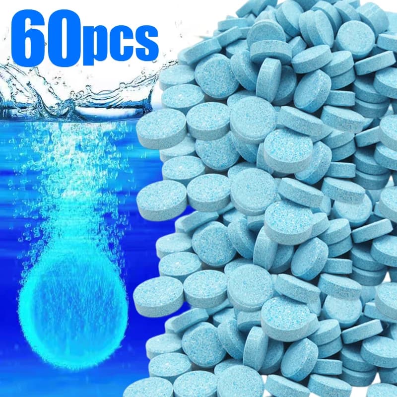 20/60PCS detergente per parabrezza per auto compressa effervescente per auto detergente solido per acqua in vetro accessori universali per automobili detergente Spray