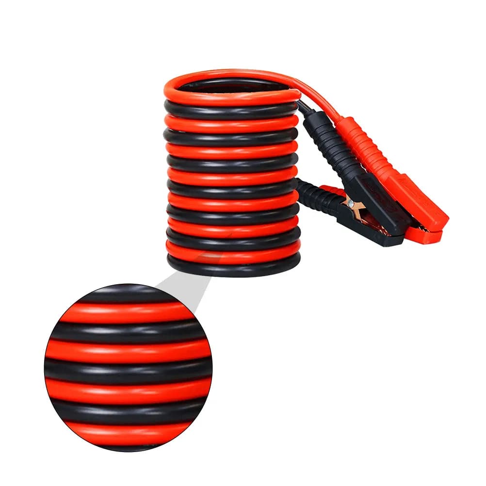 Cavo di Emergenza per Batteria Auto da 2,5m, Avviatore di Emergenza per Auto, Camion, Moto, SUV, Connessione Affidabile